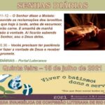 Senhas do dia - 15.07.2021
