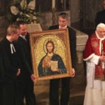 Papa Bento XVI na Igreja Luterana em Roma
