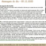 Mensagem do dia - 09.12.2020