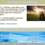 Senhas do dia - 12.08.2020