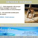 Senhas do dia - 30.07.2020