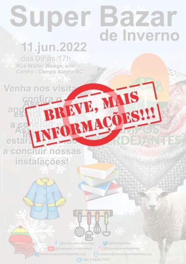 Bazar de Inverno Cartaz