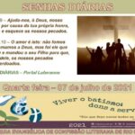 Senhas do dia - 07.07.2021