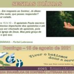Senhas do dia - 15.08.2021