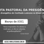 Carta Pastoral da Presidência - Março 2021