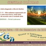 Senhas do dia - 08.12.2020