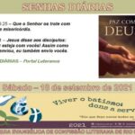 Senhas do dia - 18.09.2021