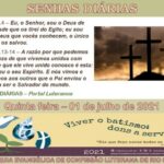 Senhas do dia - 01.07.2021