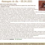 Mensagem do dia - 05.04.2021