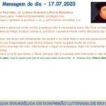 Mensagem do dia - 17.07.2020