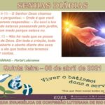 Senhas do dia - 08.04.2021