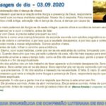 Mensagem do dia - 03.09.2020