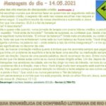 Mensagem do dia - 14.05.2021
