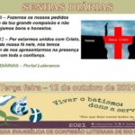 Senhas do dia - 12.10.2021