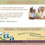 Senhas do dia - 10.04.2021