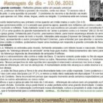 Mensagem do dia - 10.06.2021