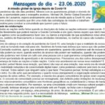 Mensagem do dia - 23.06.2020