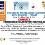Convite do Encontro de Trombonistas  2016