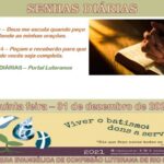 Senhas do dia - 31.12.2020