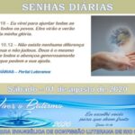 Senhas do dia - 01.08.2020