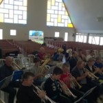 Musicistas concentrados