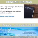 Senhas do dia - 10.05.2020