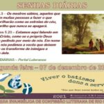 Senhas do dia - 07.12.2020