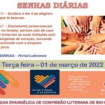 Senhas do dia - 01.03.2022
