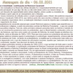 Mensagem do dia - 06.03.2021