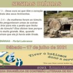 Senhas do dia - 17.07.2021