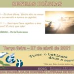 Senhas do dia - 27.04.2021