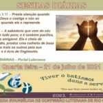 Senhas do dia - 21.07.2021