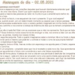 Mensagem do dia - 02.05.2021