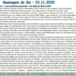 Mensagem do dia - 10.11.2020