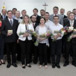 Homenageados e vereadores