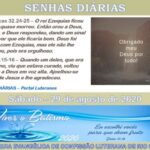 Senhas do dia - 29.08.2020