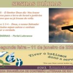Senhas do dia - 11.01.2021