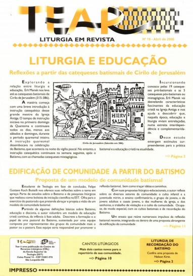 Tear - Liturgia em Revista. Número 19 - Abril 2006
