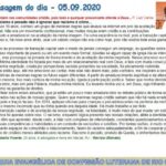 Mensagem do dia - 05.09.2020