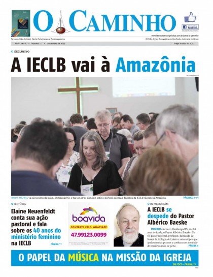 O Caminho - Ano 38 - Número 11 - Novembro de 2022