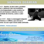 Senhas do dia - 05.09.2020