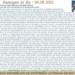 Mensagem do dia - 04.05.2021