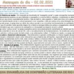 Mensagem do dia - 02.02.2021