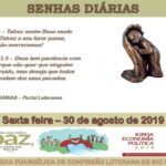 Senhas do dia - 30.08.2019