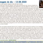 Mensagem do dia - 13.08.2020
