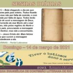 Senhas do dia - 14.03.2021