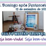 Missão Criança 2020 - Abertura do Culto