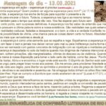 Mensagem do dia - 13.03.2021