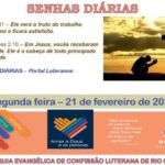Senhas do dia - 21.02.2022