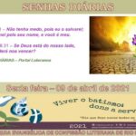 Senhas do dia - 09.04.2021